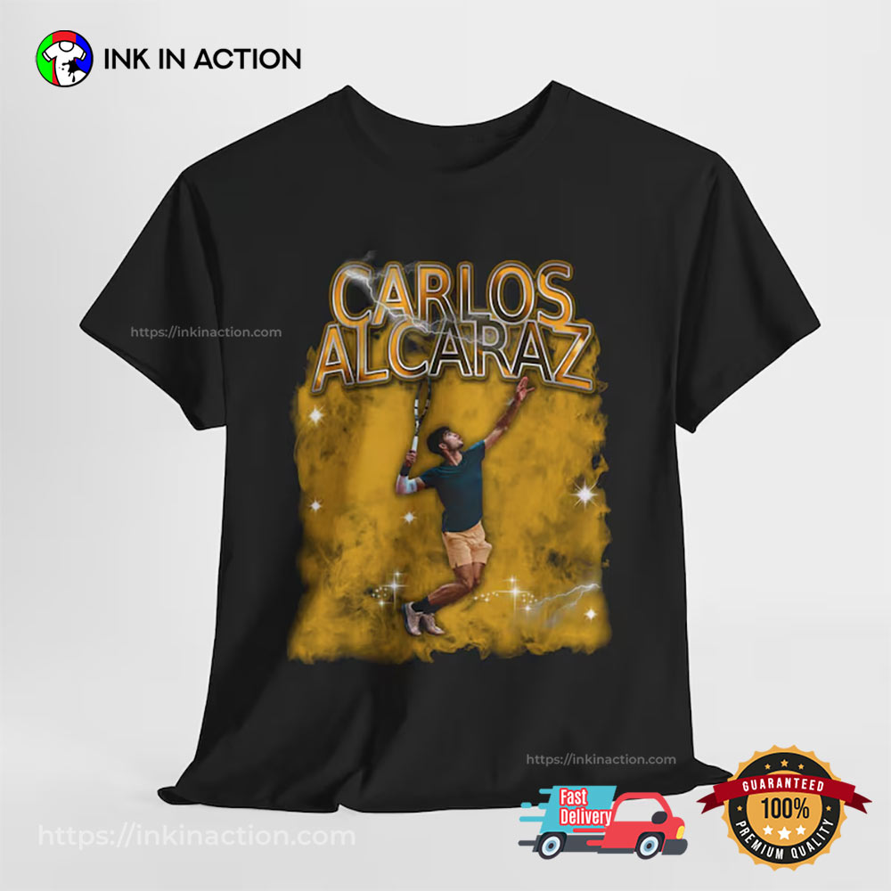 Carlos Alcaraz Paddle Tennis T-shirt Carlos Alcaraz Paddle Tennis T-shirt