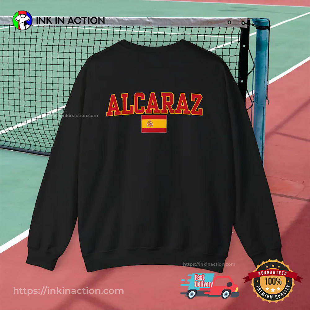 Carlos Alcaraz Spain Tennis 2 Sided Shirt Carlos Alcaraz Spain Tennis 2 Sided Shirt