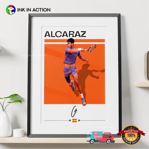 Carlos Alcaraz Tennis Clay Court Champion Wall Art 3
