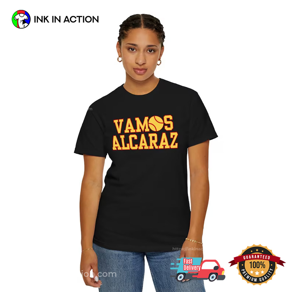 Carlos Alcaraz Vamos Alcaraz Tennis T-shirt Carlos Alcaraz Vamos Alcaraz Tennis T-shirt
