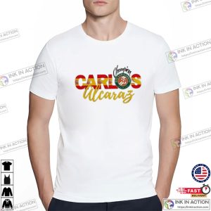 Carlos Alcaraz Winner Champion Roland Garros 2025 The French Open T-shirt