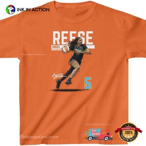 Chicago Angel Reese 5 Cartoon Women Basketball T shirt 3