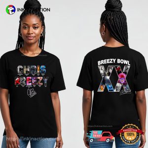 Chris Brown Breezy Bowl XX 2 Sided Shirt 1