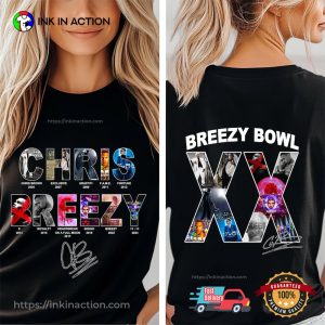 Chris Brown Breezy Bowl XX 2 Sided Shirt