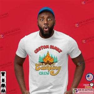 Custom Family Camping Crew Summer Trip T shirt 2