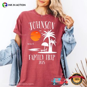 Custom Family Trip Beach Vibes Comfort Colors T shirt 3