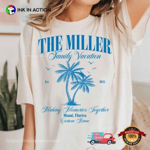 Custom Family Vacation Making Memories Together T-shirt