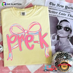 Custom Grade Bow Coquette Comfort Colors Tee