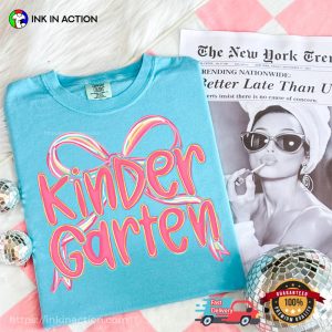 Custom Grade Bow Coquette Comfort Colors Tee 3