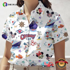 Disney Cruise Button Castaway Hawaiian Shirt 2