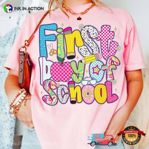 First Day Of School Fancy Teacher Comfort Colors T-shirt