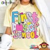 First Day Of School Fancy Teacher Comfort Colors T-shirt