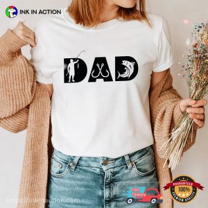 Fisherman Dad Funny Fathers Day Shirt 2