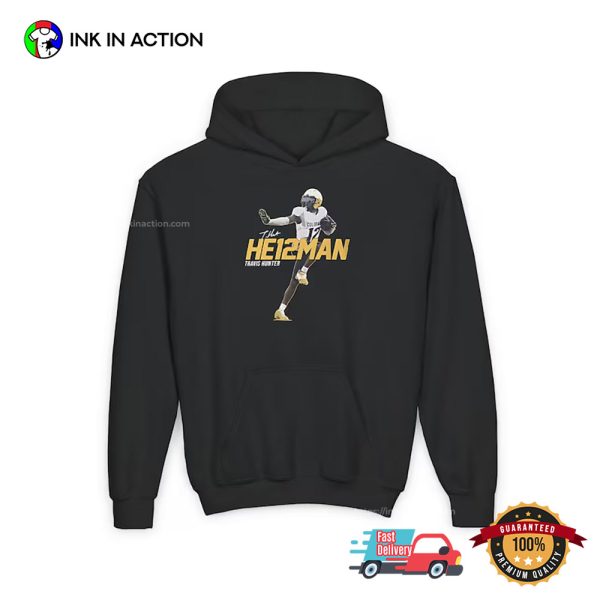 Football Player Travis Hunter Heisman Youth T-shirt