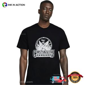 Glastonbury Festival Phoenix Motif Music T-shirt Glastonbury Festival Phoenix Motif Music T-shirt