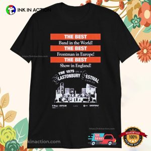 Glastonbury Festival The 1975 The Best Band In The World T-shirt