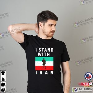 I Stand With Iran Flag T-shirt