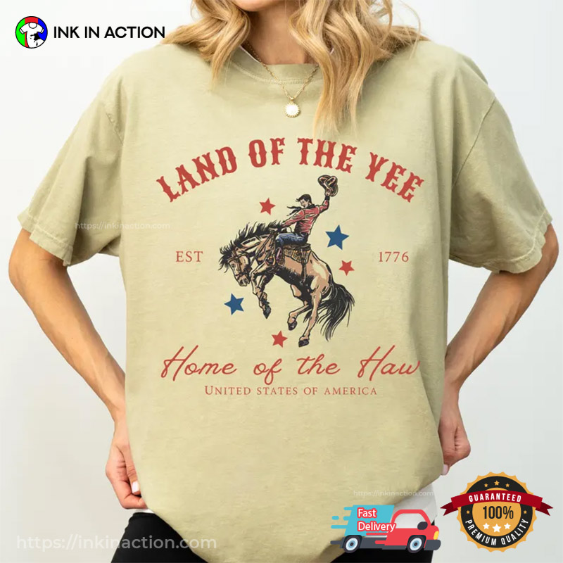 Land of the Yee Celebration 4th of July Comfort Colors Tee Land of the Yee Celebration 4th of July Comfort Colors Tee