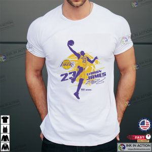 LeBron James Los Angeles Lakers Silhouette T-shirt