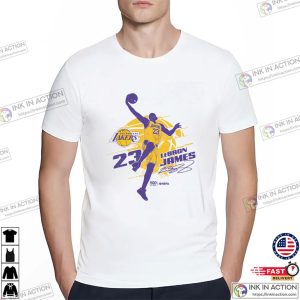 LeBron James Los Angeles Lakers Silhouette T-shirt