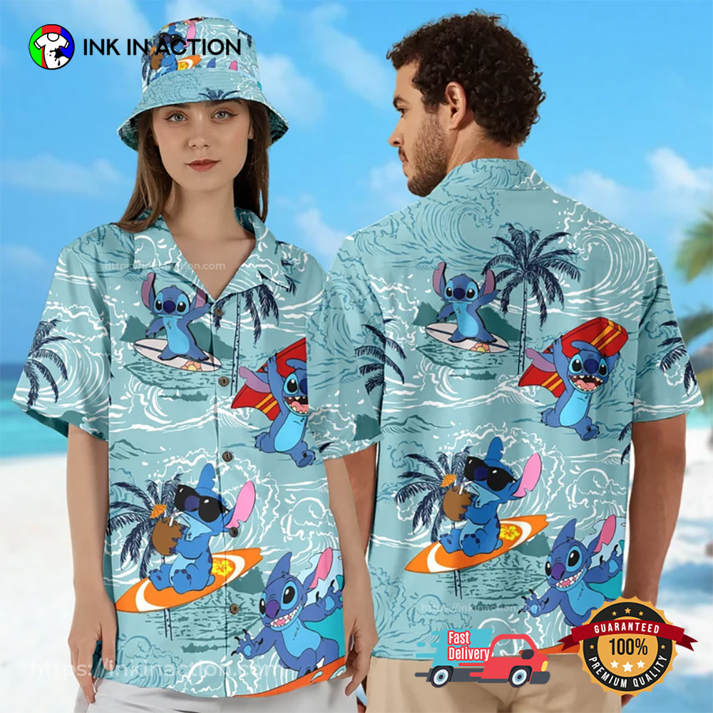 Lilo And Stitch Beach Holiday Hawaiian Shirt Lilo And Stitch Beach Holiday Hawaiian Shirt