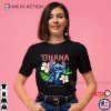 Lilo And Stitch Ohana Flowers T-shirt