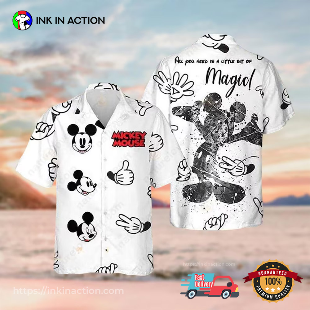 Little Of Magic Mickey Mouse Hawaiian Shirt Little Of Magic Mickey Mouse Hawaiian Shirt