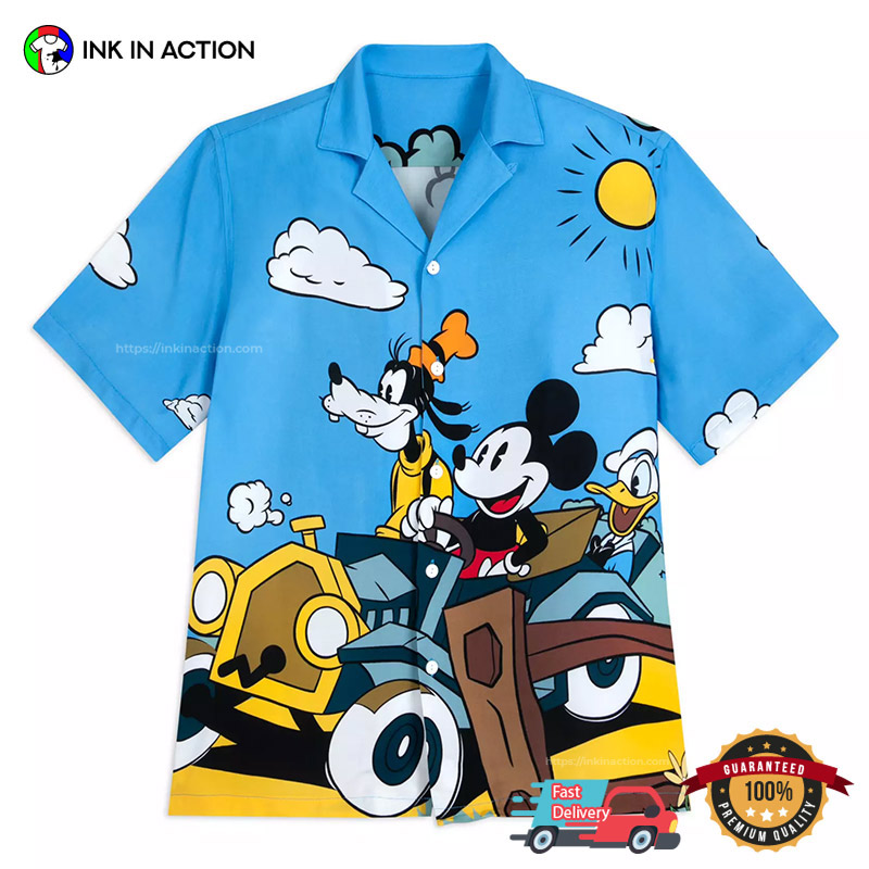 Mickey Mouse And Friends Trip Hawaiian T shirt