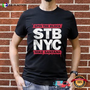 Mike Santana Spin The Block 2025 T-Shirt