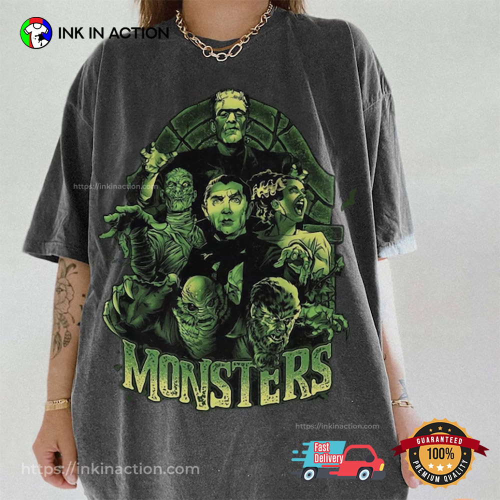 Movie Monsters Characters Comfort Colors Shirt Movie Monsters Characters Comfort Colors Shirt