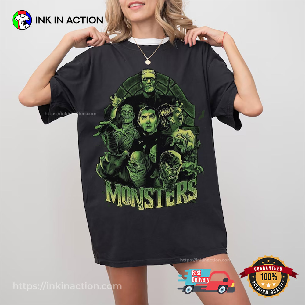 Movie Monsters Characters Comfort Colors Shirt Movie Monsters Characters Comfort Colors Shirt