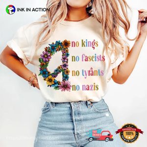 No Kings In America Political Statement T-shirt