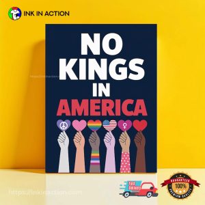 No Kings In America Since 1776 Protest T-shirt