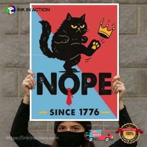 No Kings In America Protest Since 1776 Poster