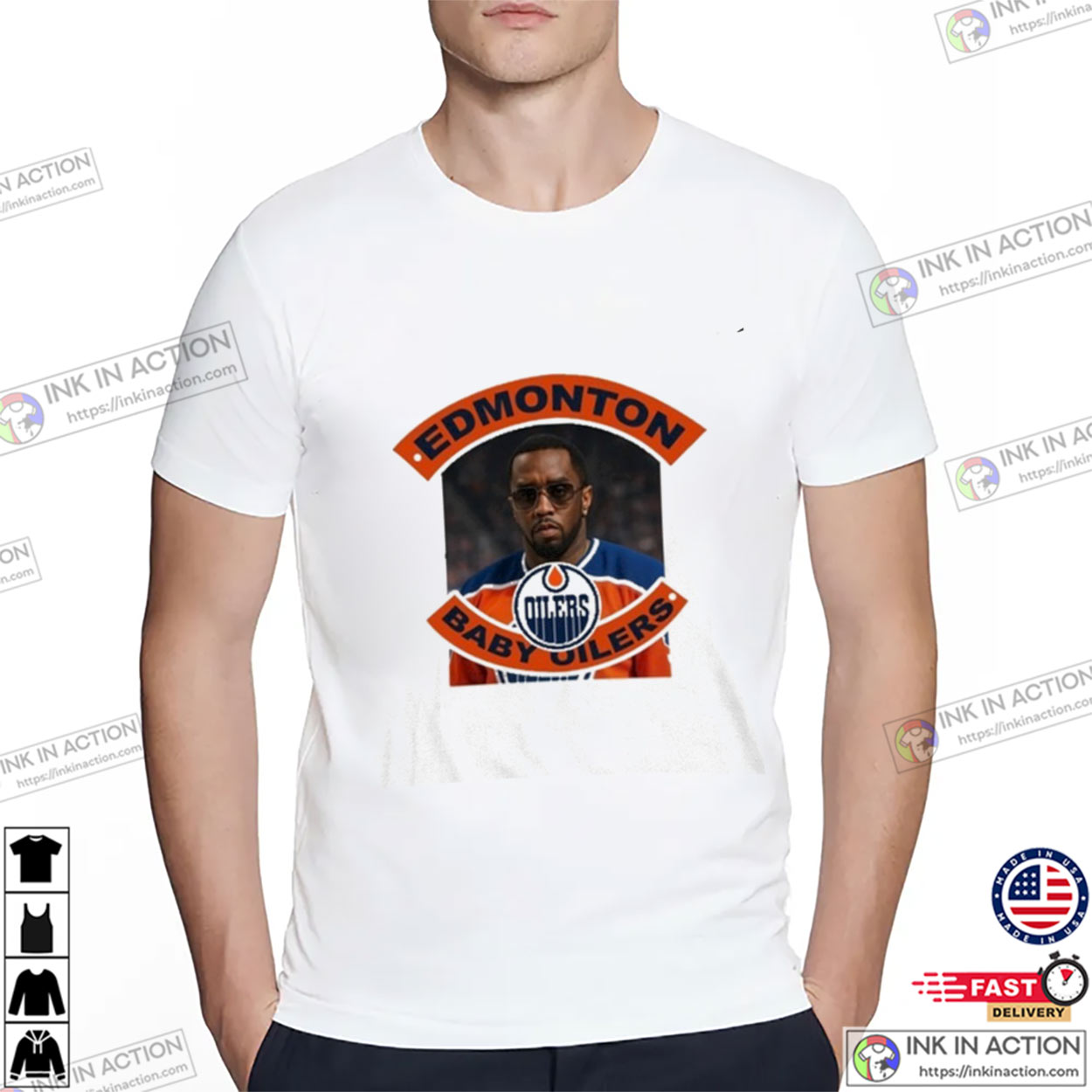 P Diddy Edmonton Baby Oilers T-Shirt P Diddy Edmonton Baby Oilers T-Shirt