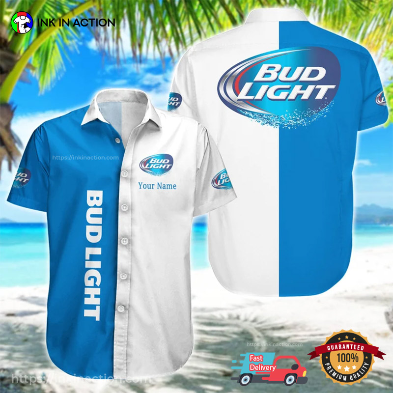 Personalized Bud Light Hawaiian Shirt