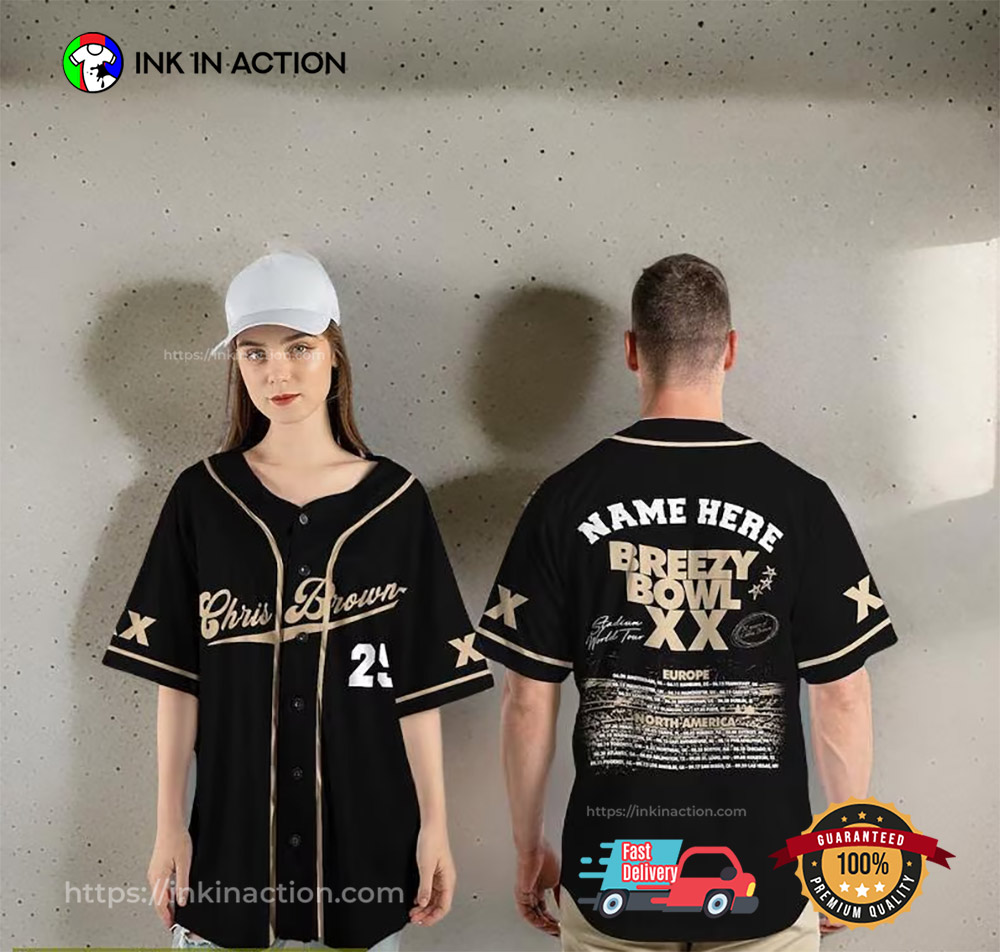 Personalized Chris Breezy Breezy Bowl XX 2025 Baseball Jersey