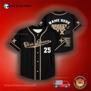 Personalized Chris Breezy Breezy Bowl XX 2025 Baseball Jersey 3