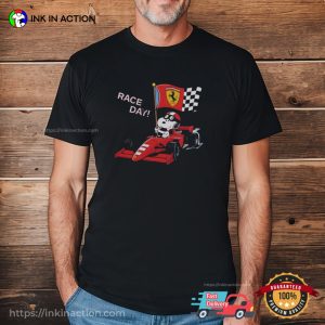Race Day Cute Snoopy Ferrari Shirt