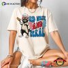Red White And Feral Cute Racoon 4th Of July Comfort Colors Tee