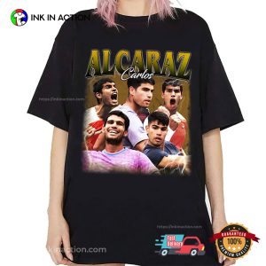 Retro Carlos Alcaraz Bootleg Comfort Colors Shirt 2