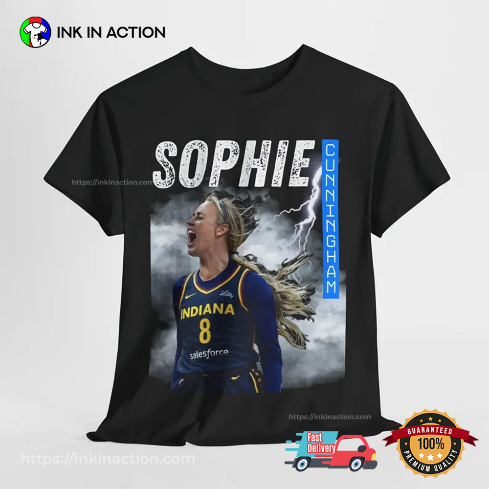 Sophie Cunningham Indiana Fever Womens Basketball T-shirt Sophie Cunningham Indiana Fever Womens Basketball T-shirt