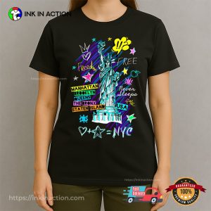 Statue Of Liberty Cities Of New York T-Shirt