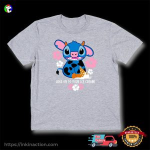 Stitch Hold On To Your Ice Cream Day Shirt 1