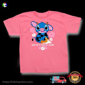 Stitch Hold On To Your Ice Cream Day Shirt