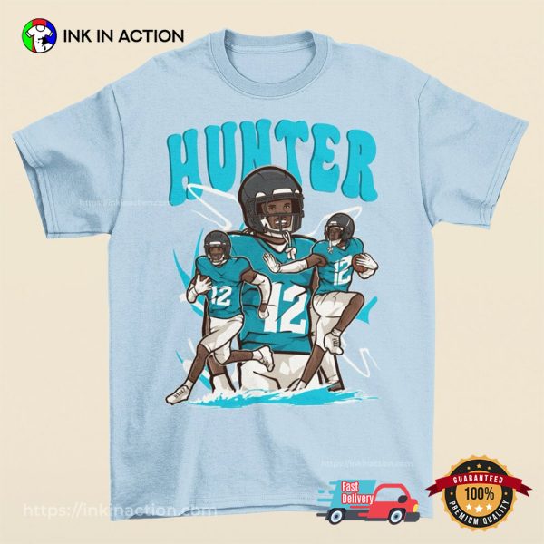 Travis Hunter Cartoon Style Jacksonville Football T-Shirt