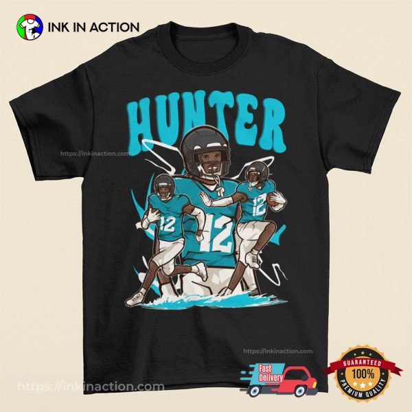 Travis Hunter Cartoon Style Jacksonville Football T-Shirt