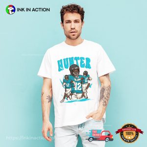 Travis Hunter Cartoon Style Jacksonville Football T-Shirt