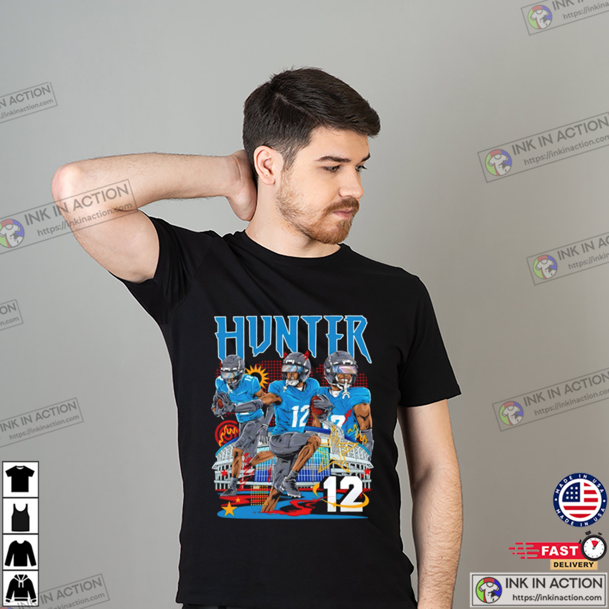 Travis Hunter No.12 Jacksonville Jaguars Football Stadium T-shirt Travis Hunter No.12 Jacksonville Jaguars Football Stadium T-shirt