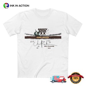 Vintage Chris Breezy Bowl XX Tour 2025 T-shirt